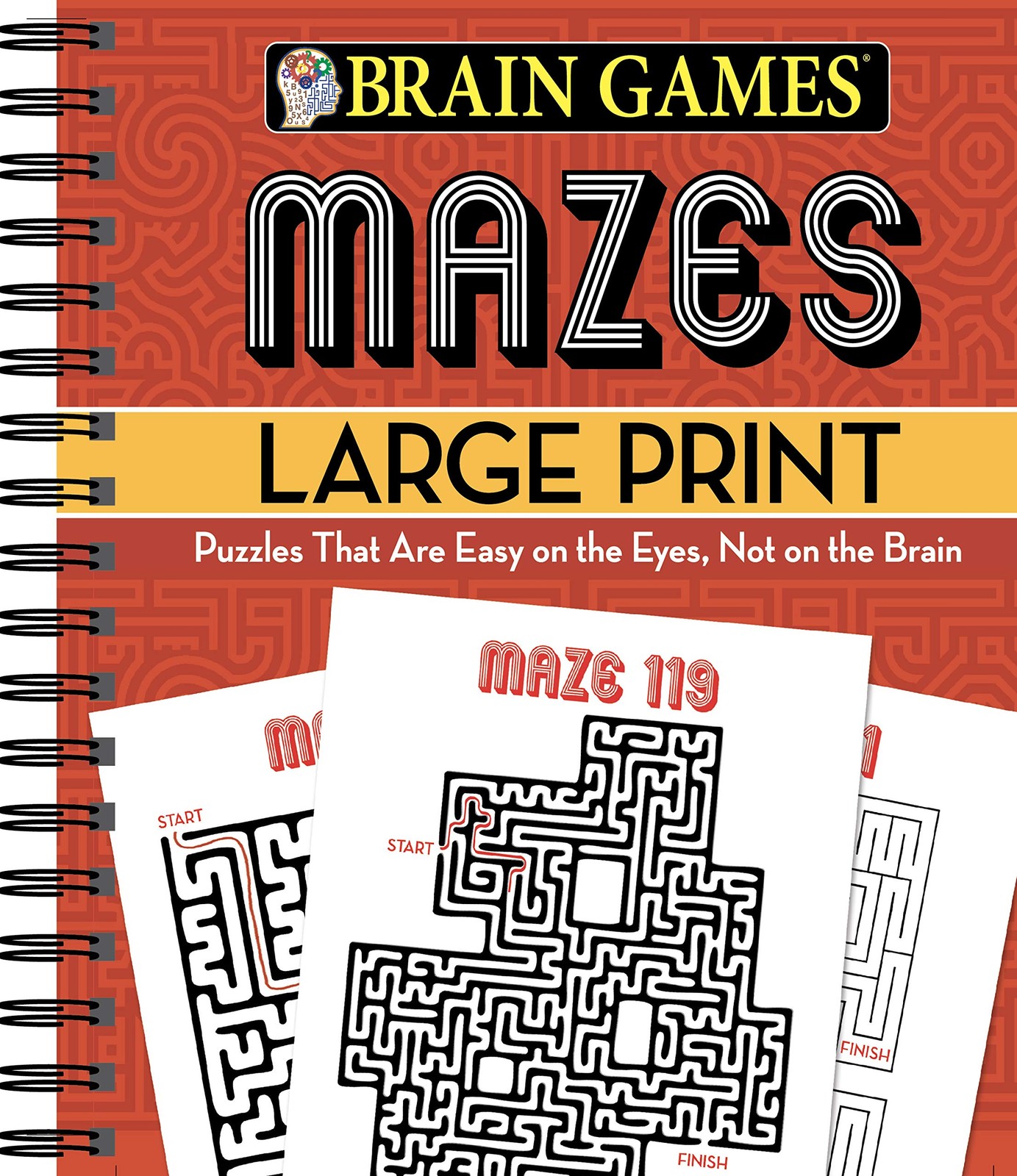 Brain Games – Mazes Large Print