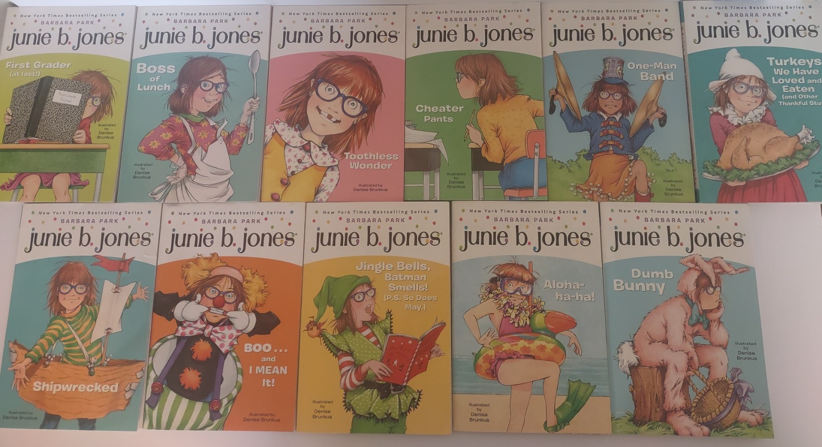 Junie B. Jones Complete First Grade Collection Books 18–28, plus Cheater Pants