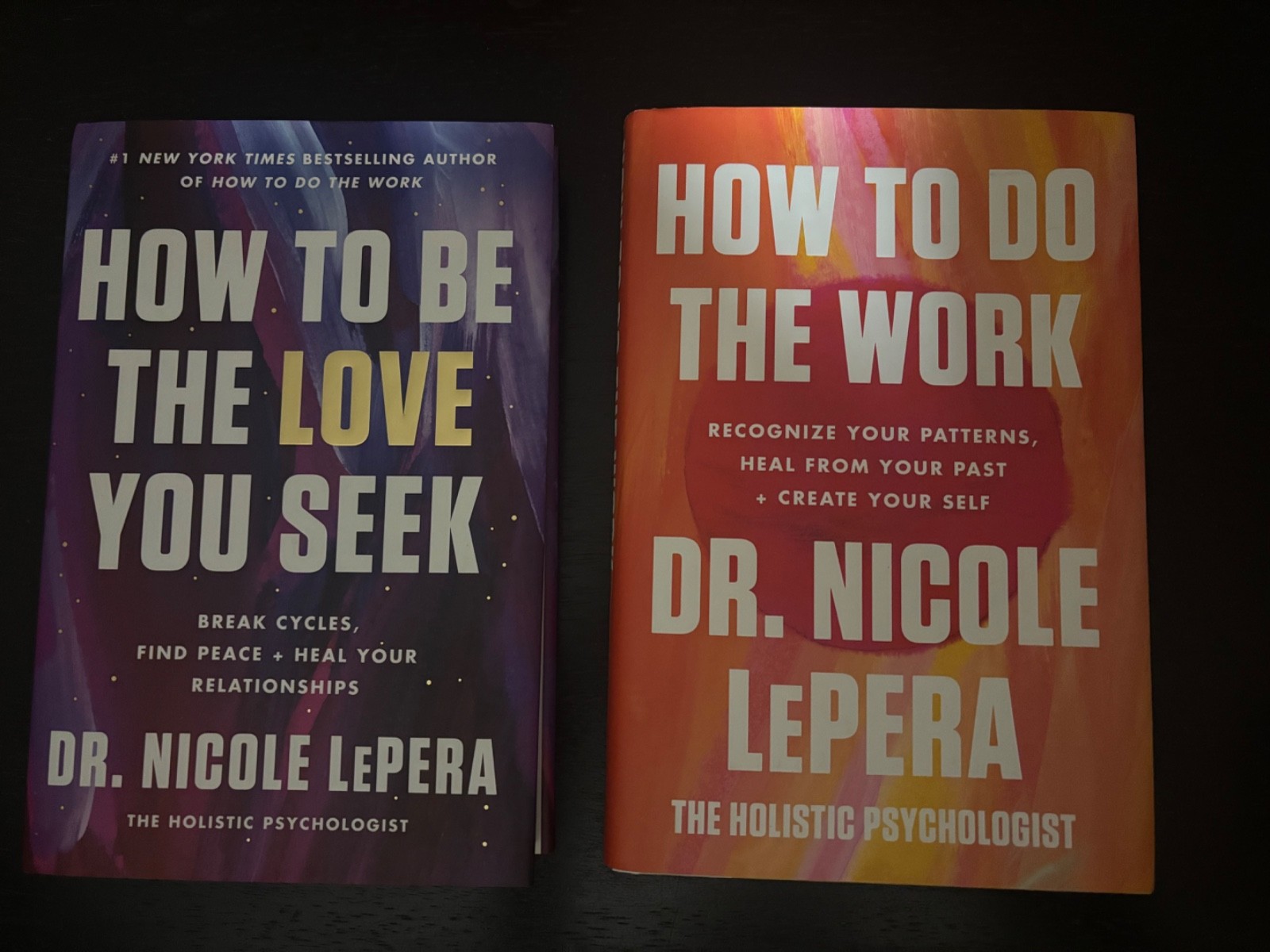 How to Be the Love You Seek + How to do the work by Nicole Lepera Hardcovers (2)