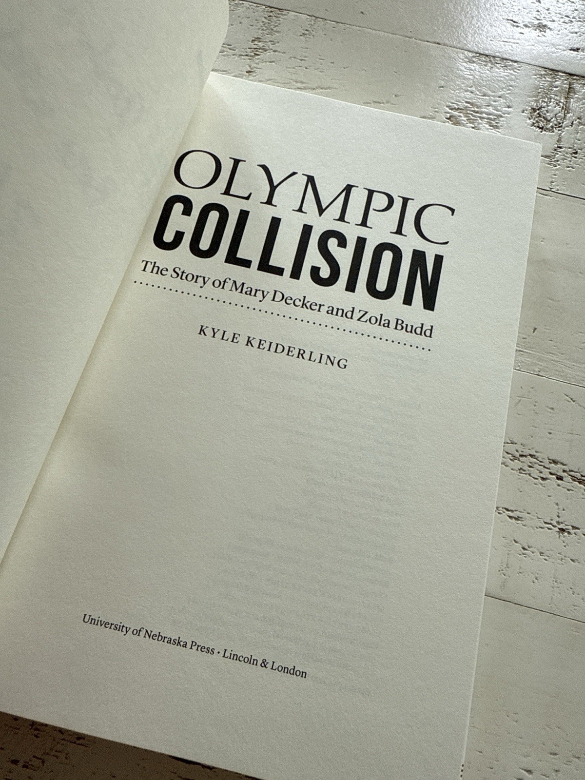Olympic Collision Mary Decker Zola Budd Signed 2016 HC 1st Ed Athletics Track