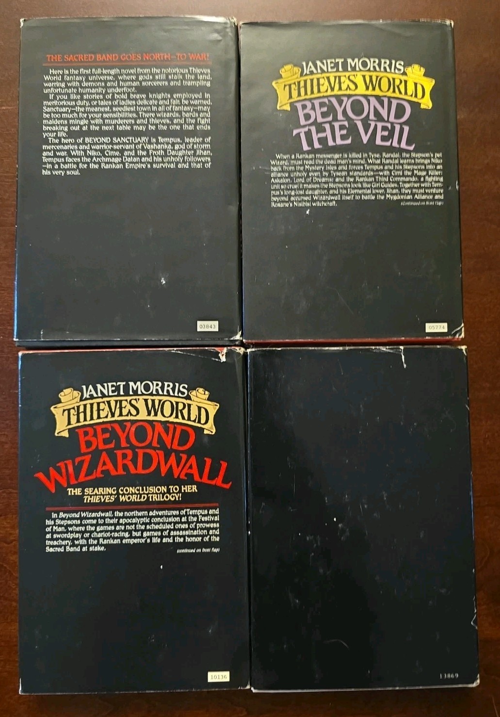 Thieves’ World Lot of 4 HC Morris & Drake – Sanctuary, Veil, Wizardwall, Dagger