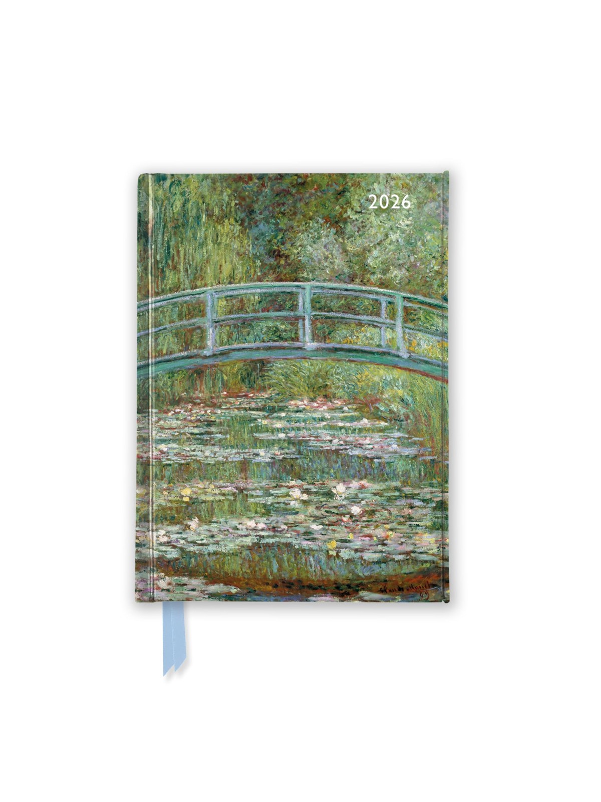Claude Monet: Bridge over a Pond of Water Lilies 2026 Luxury Pocket Diary Plann,