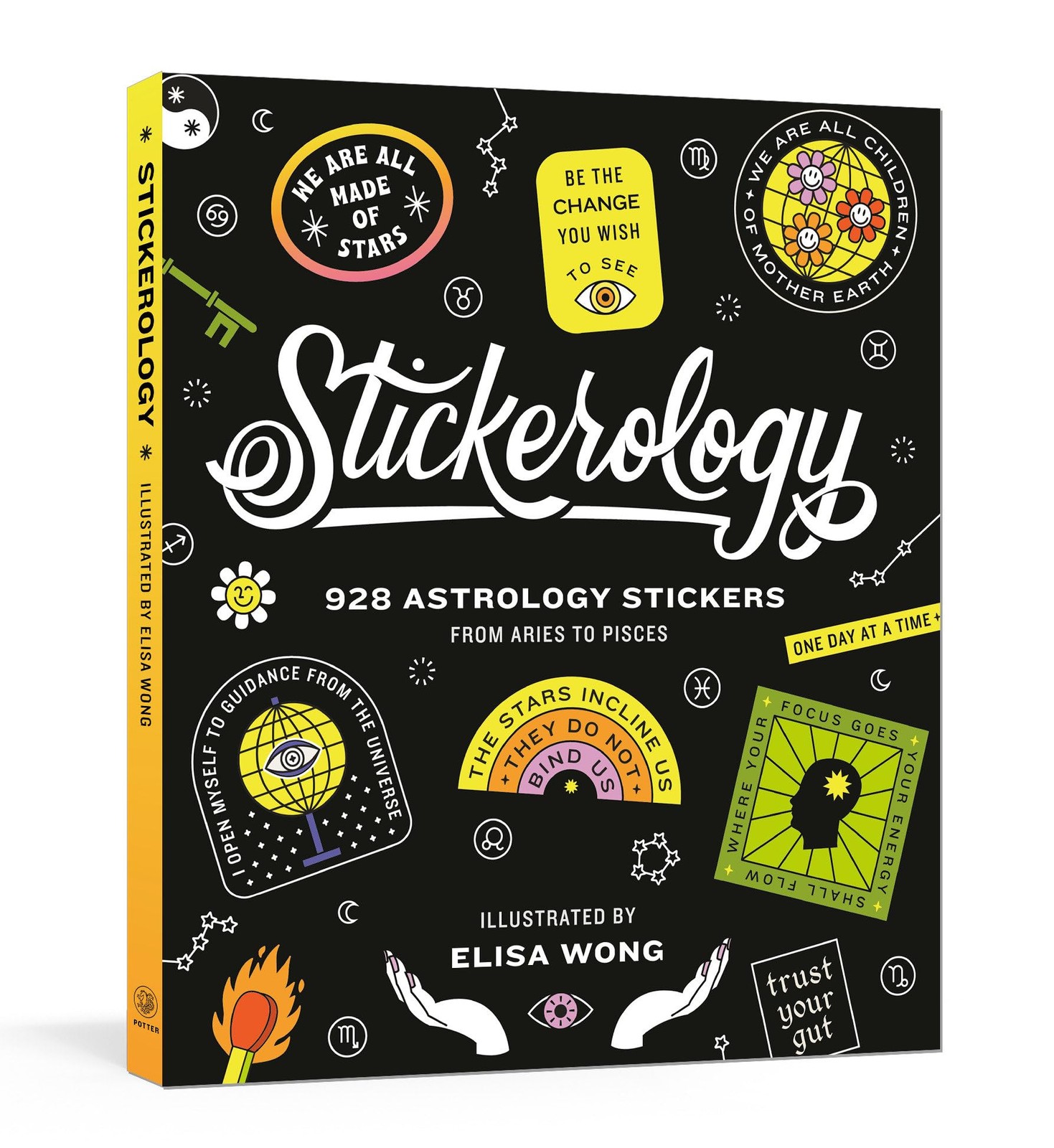 Stickerology: 928 Astrology Stickers from Aries to Pisces: Stickers for Journals