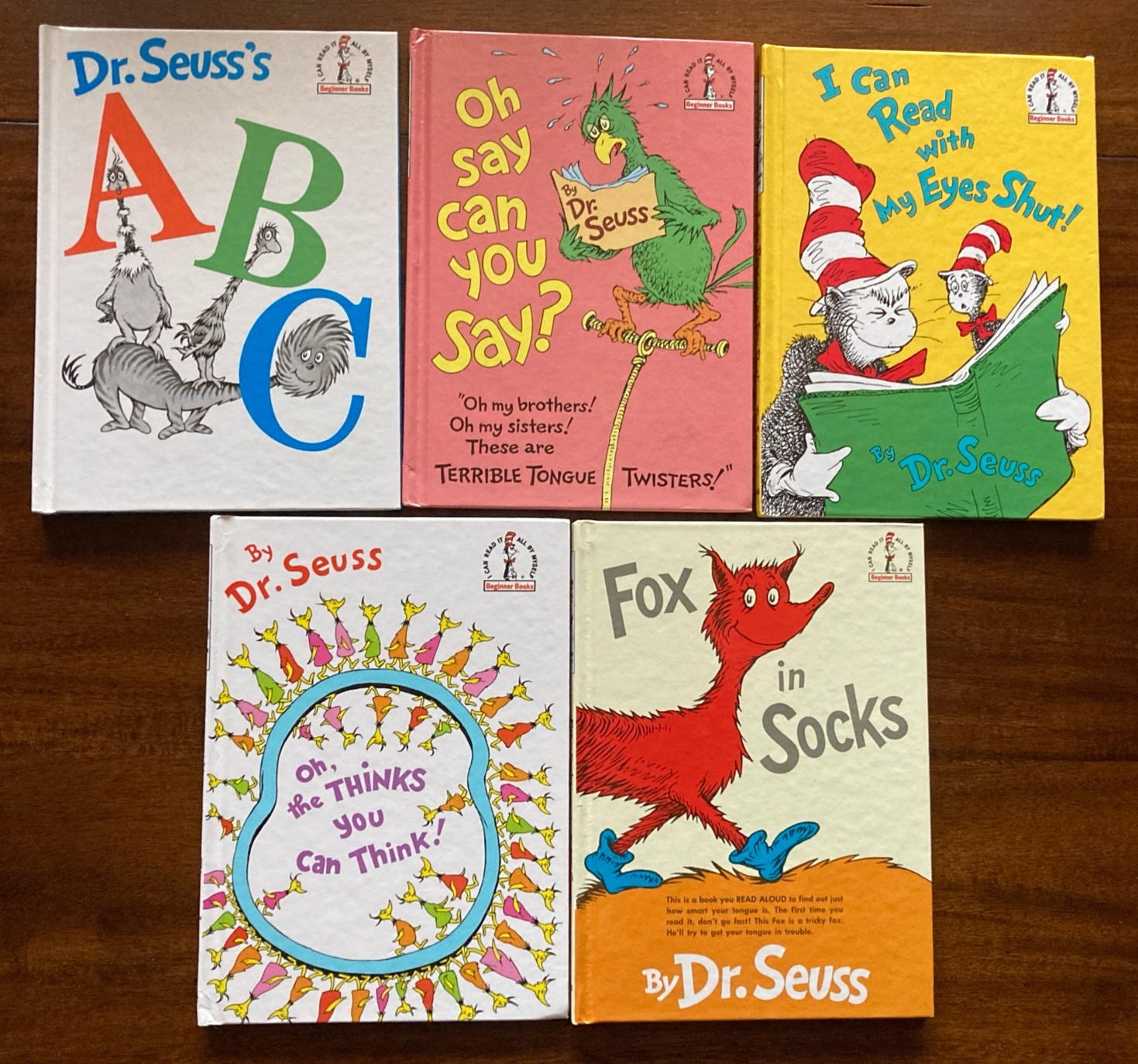 Lot Of 5 Dr Suess Beginner Books ~ Hardcover