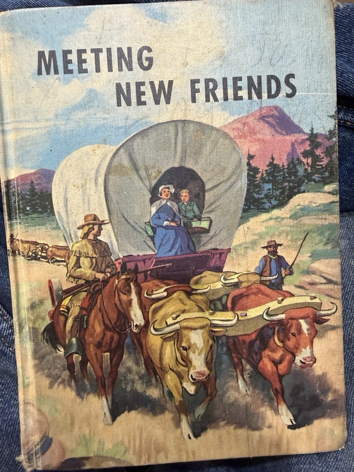 Meeting New Friends. by Guy L. Bond and Marie C. Cuddy 1956 hardcover edition.