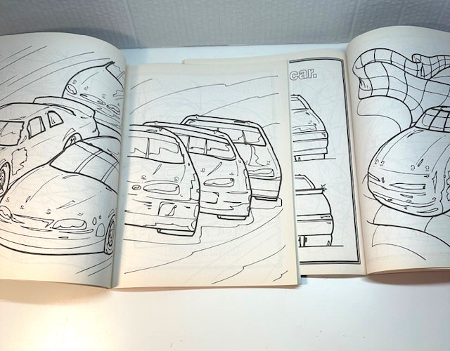 2006 Nascar Super Activity Tablet Coloring BookS-2 Never used