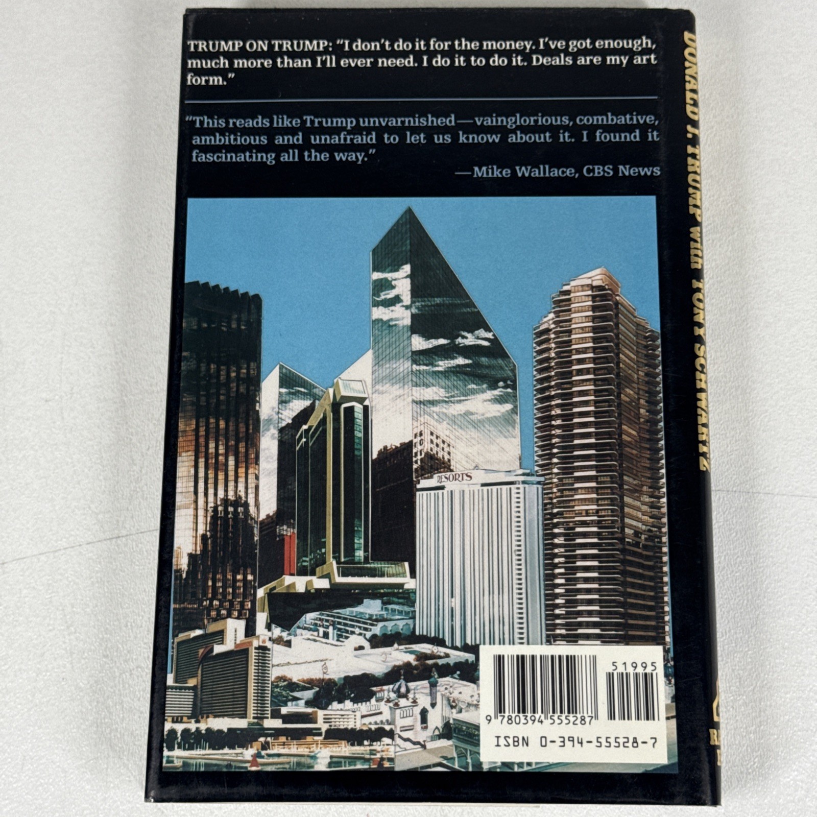 Trump The Art of the Deal Donald J Trump Tony Schwartz Hardcover DJ
