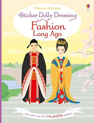 Sticker Dolly Dressing Fashion Long Ago By Louie Stowell,Lucy Bo