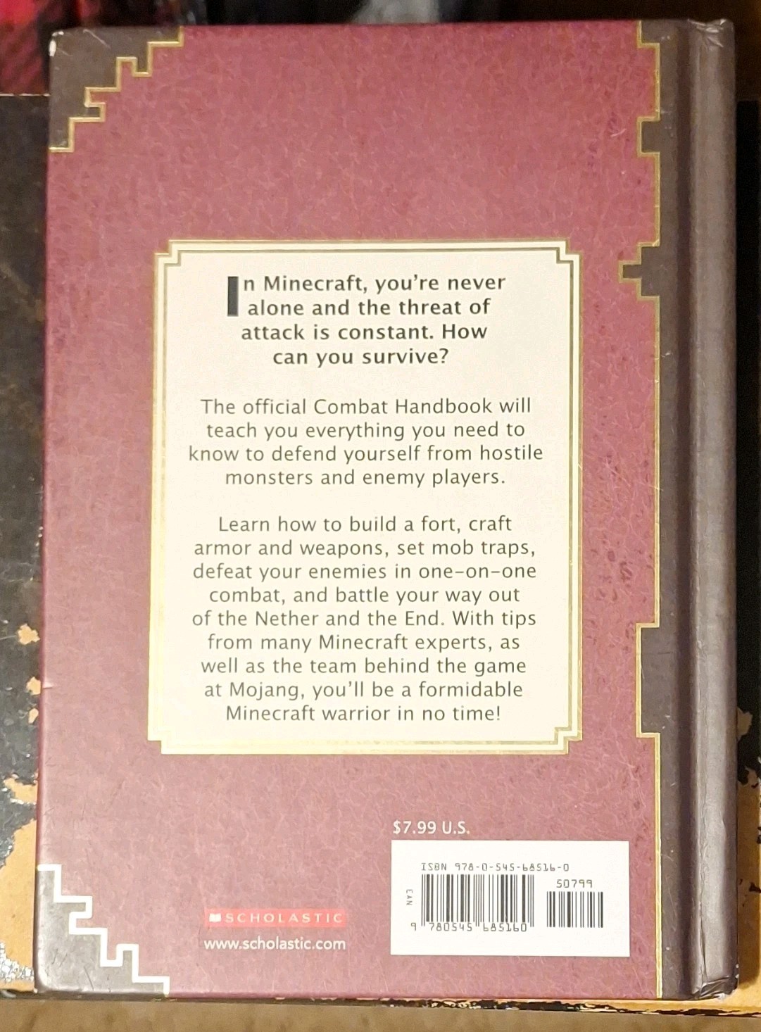 Mojang AB Minecraft: Combat Handbook Hardcover Illustrated English