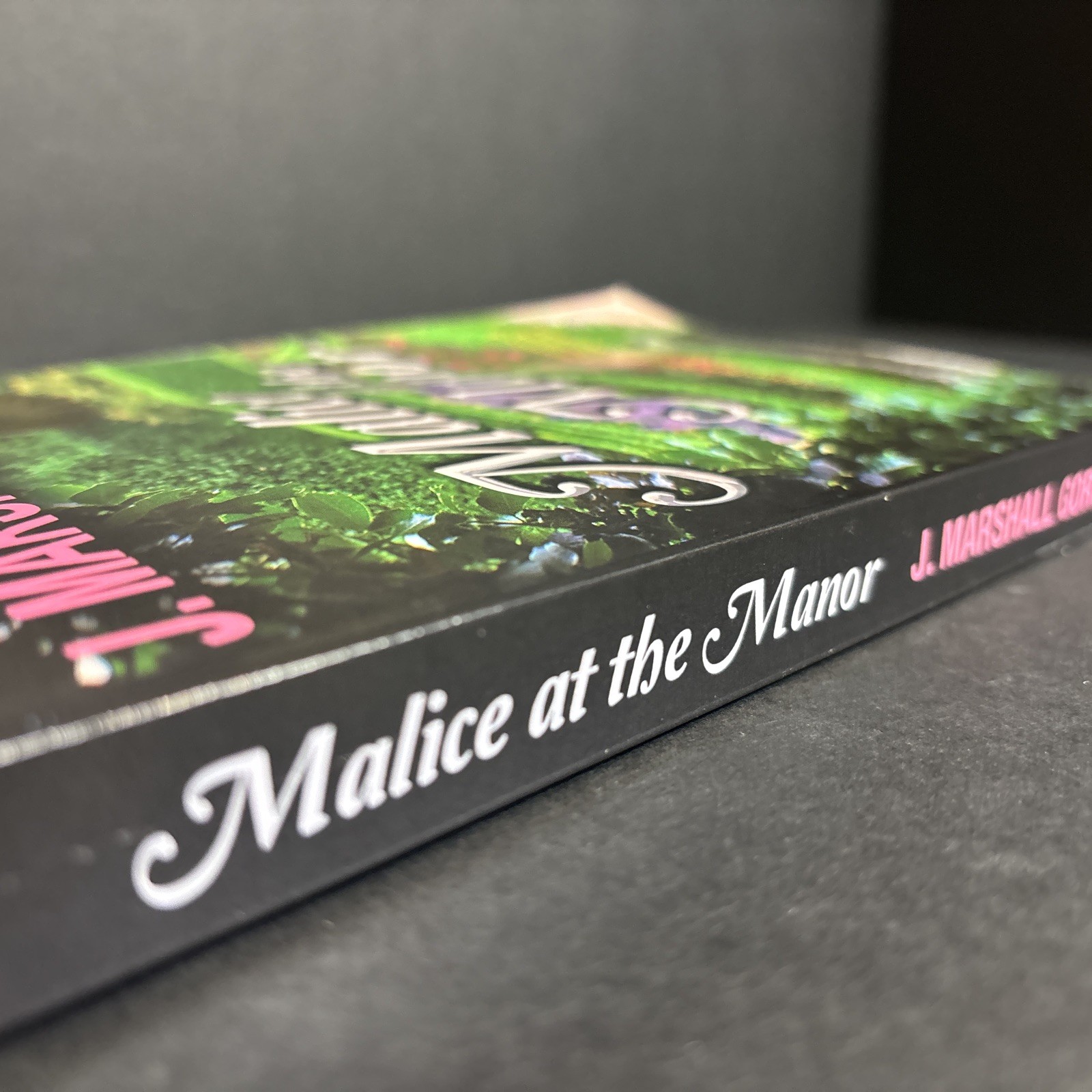 Signed Malice at the Manor J Marshall Gordon Penny Summers Mystery Paperback