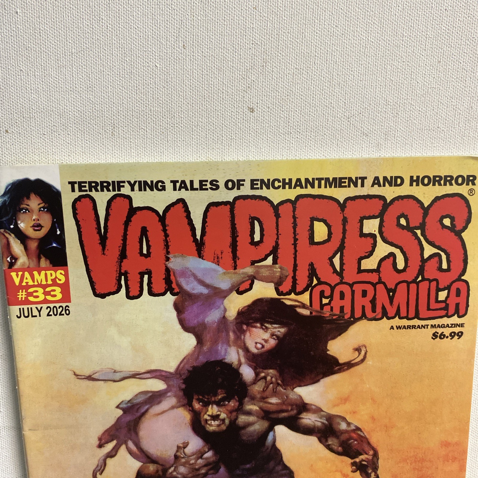 Vampiress Carmilla Comic Magazine Issue 33 2026 The Weird Kingdom