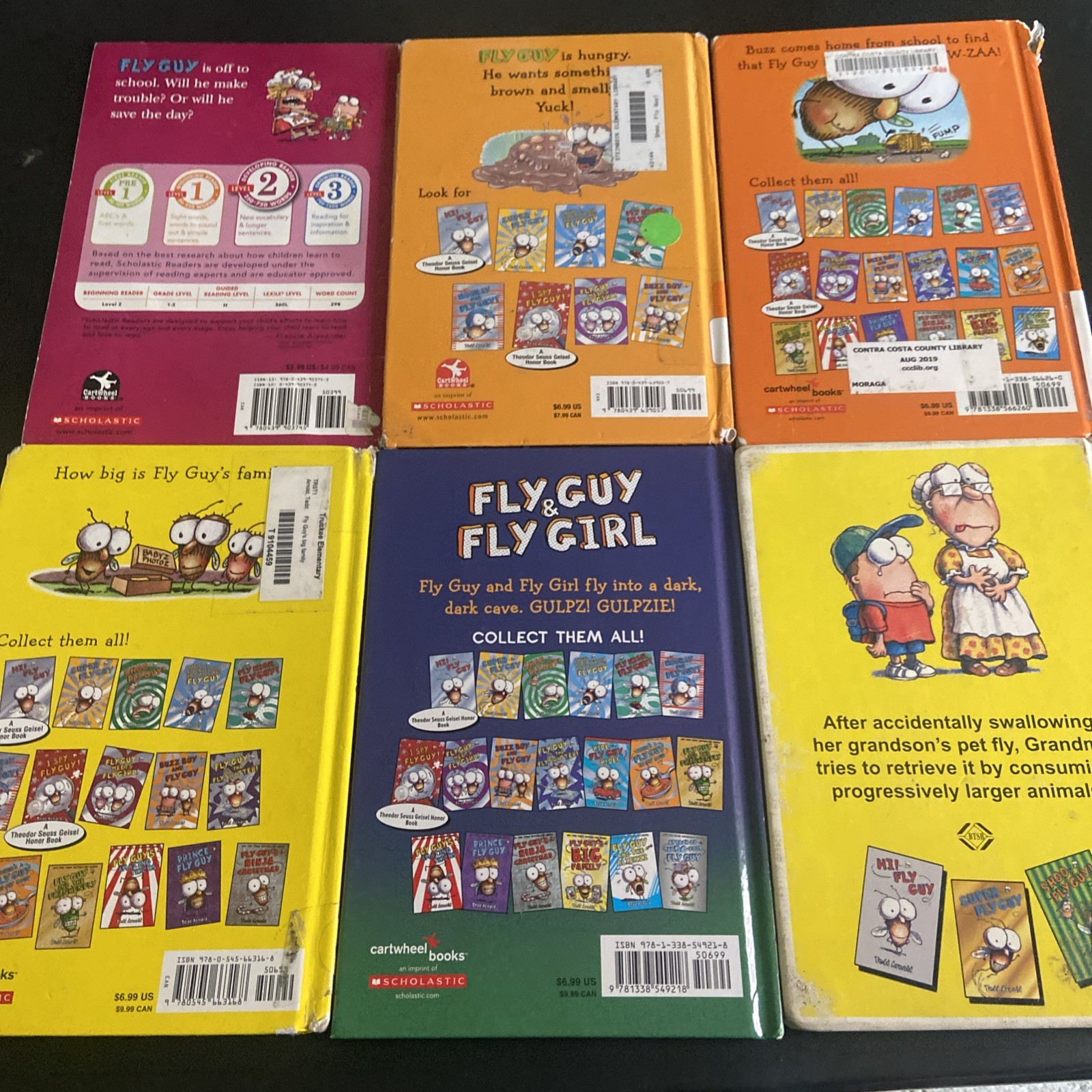 Fly Guy By Tedd Arnold Lot Of 18 HCs & PBs Acceptable To VG Condition