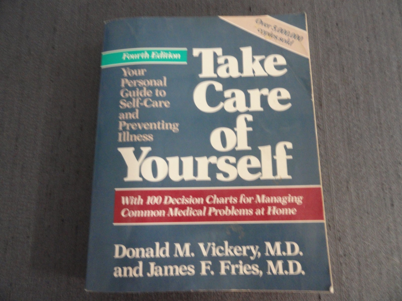 TAKE CARE OF YOURSELF BOOK YOUR PERSONAL GUIDE TO SELF-CARE DONALD M. VICKERY