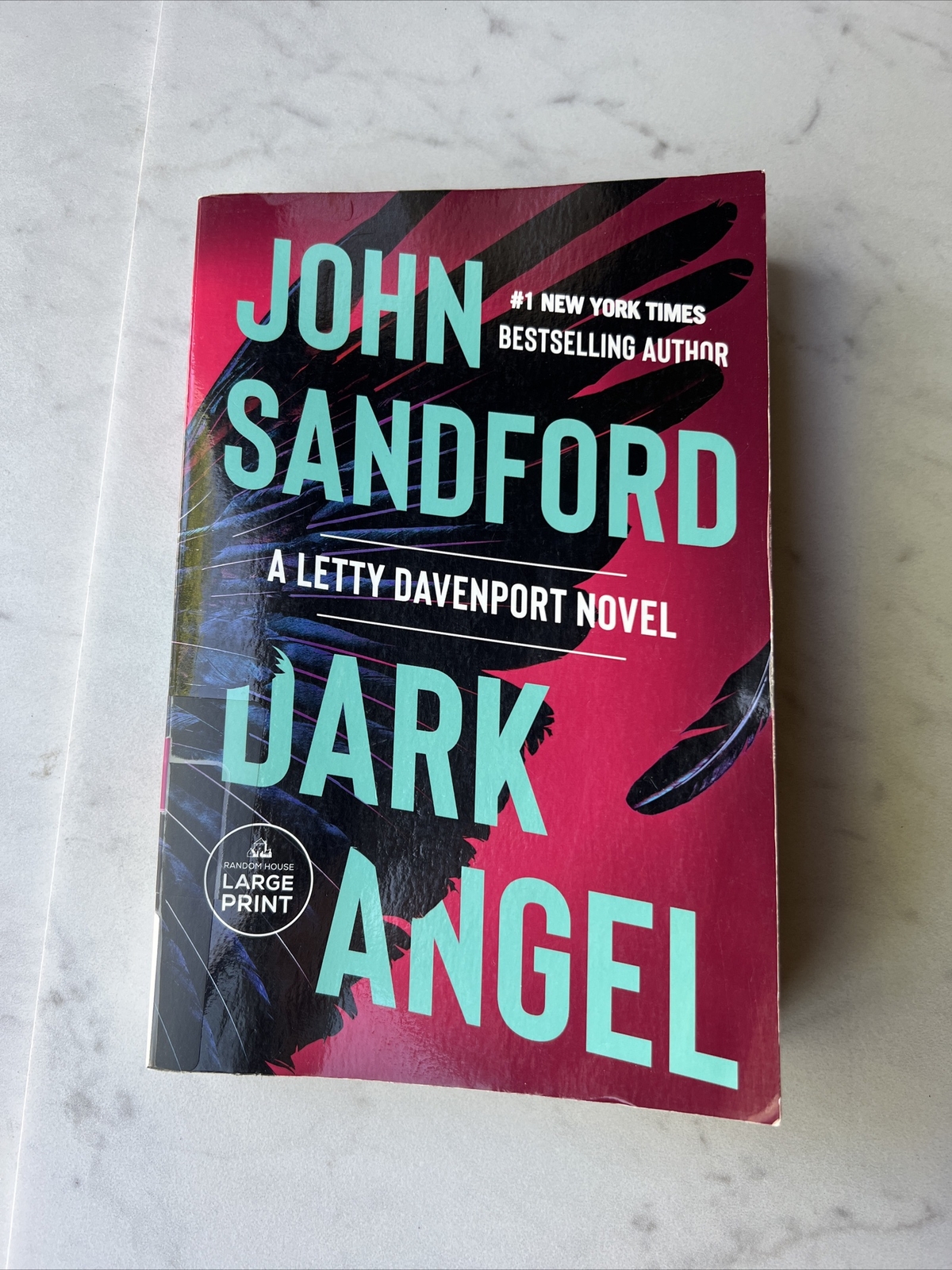 A Letty Davenport Novel Ser.: Dark Angel by John Sandford -LARGE PRINT