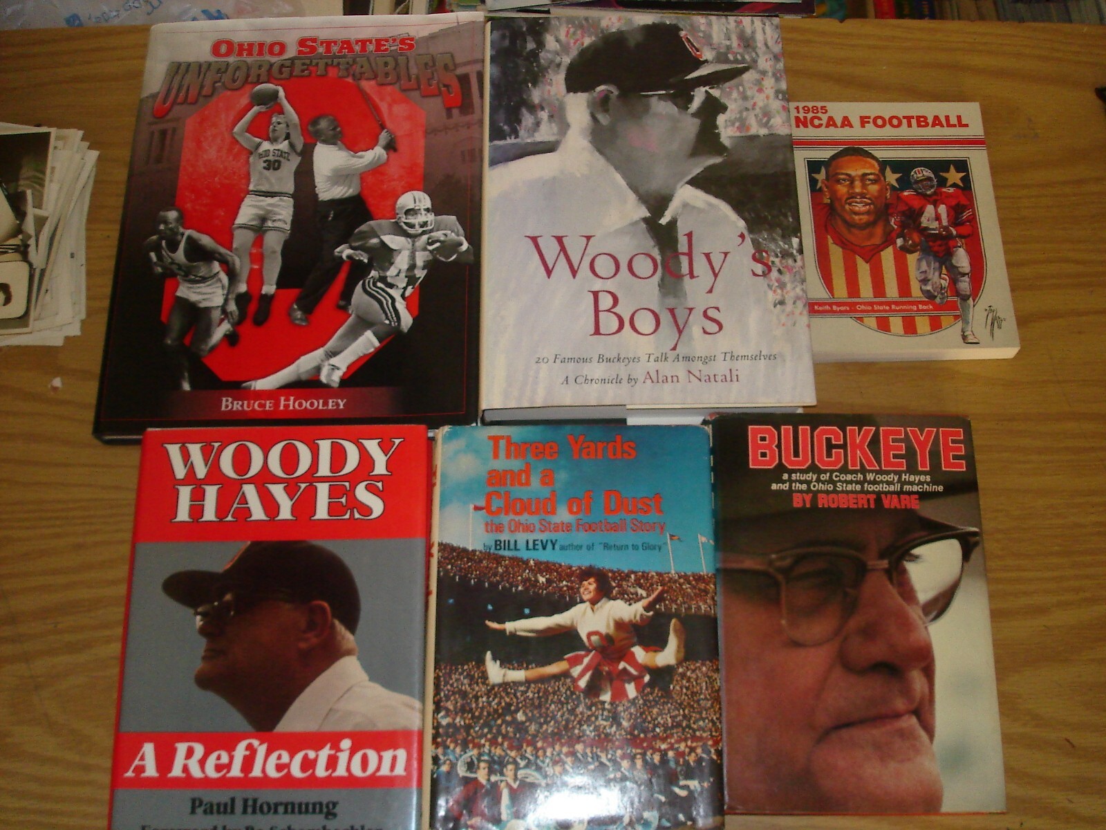 Ohio State Buckeyes Football lot of 6 books OSU/Woody Hayes/vintage +