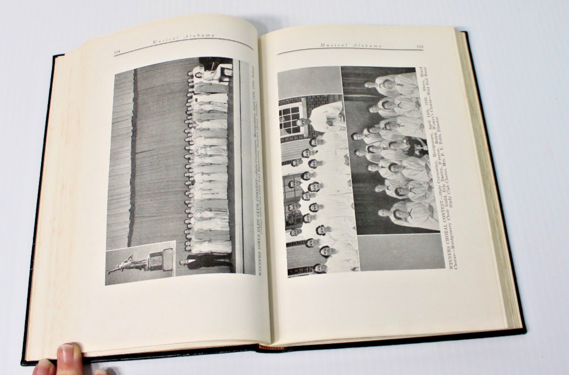 Rare 1936 Musical Alabama Vol 2, Issued by the Alabama Federation of Music Clubs