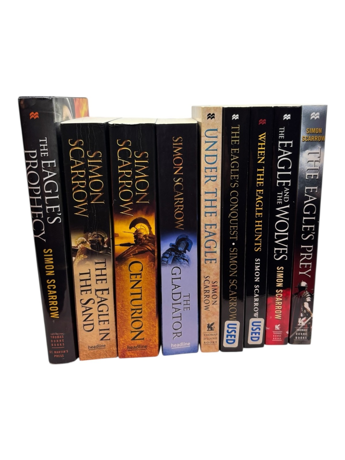 Lot Of 9 Simmon Scarrow Eagle Books 1-9 (Missing #Legion)