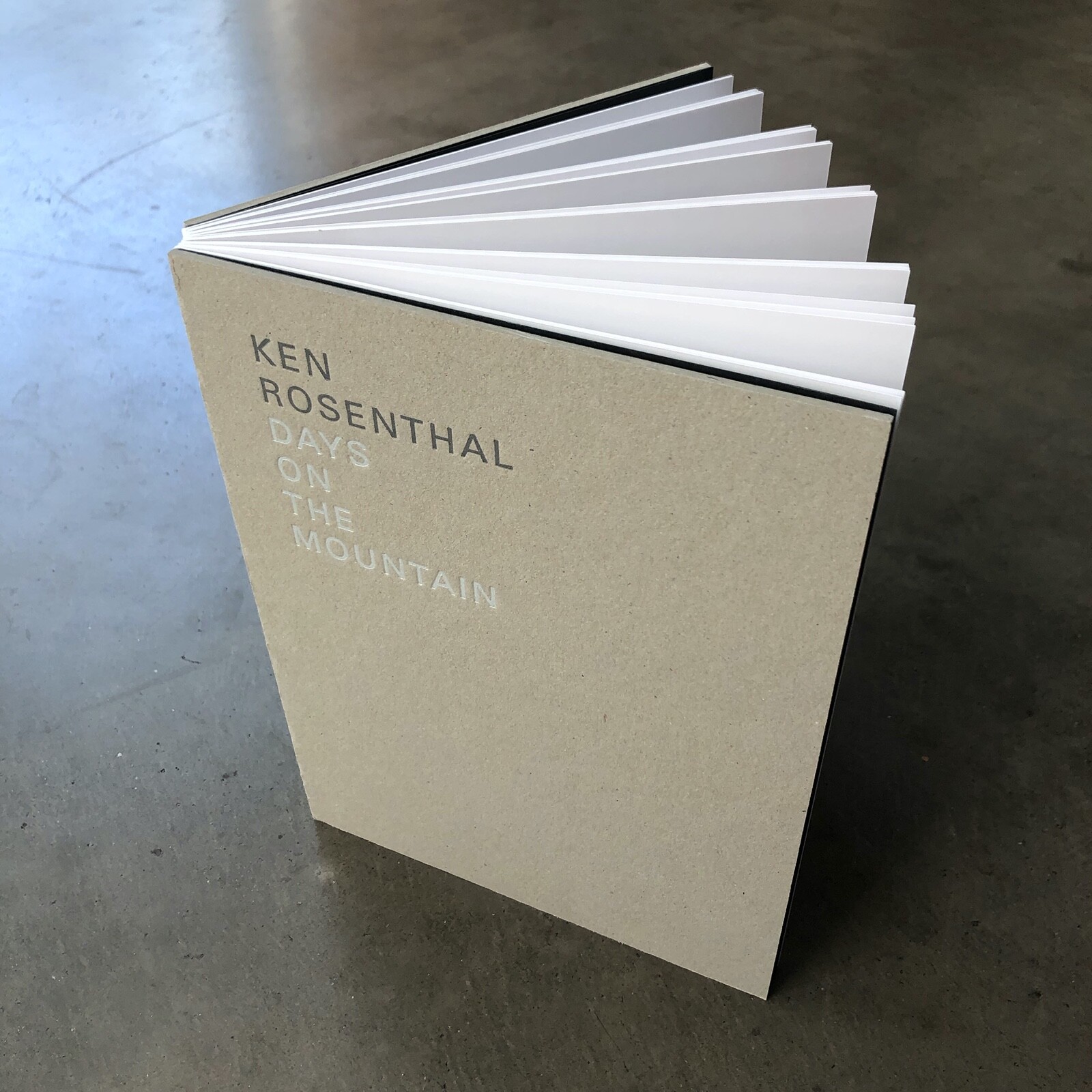 Ken Rosenthal Days On The Mountain fine art photography book hardcover monograph