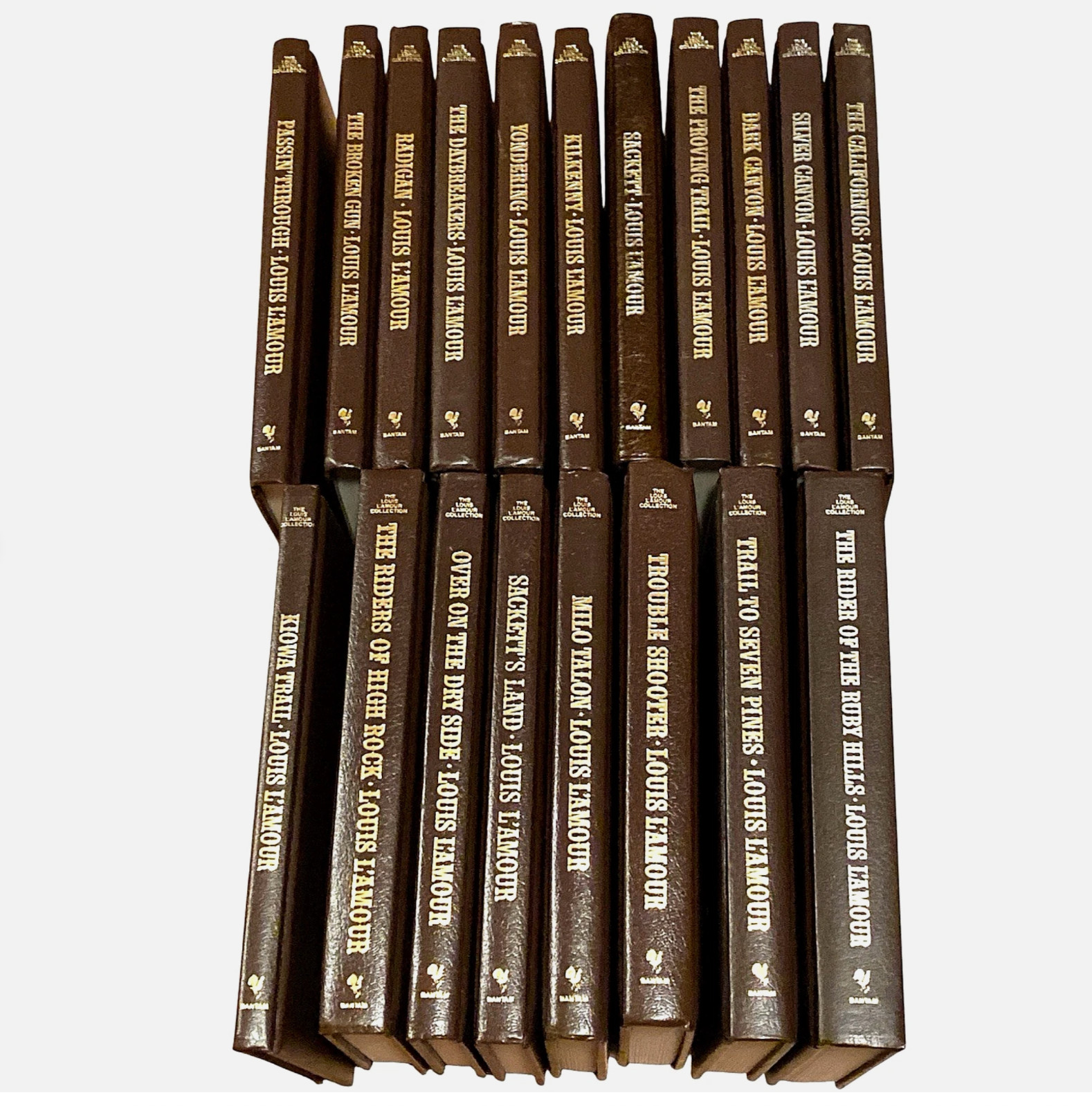 Louis L’Amour Leatherette Western Books Choose Your Title Drop Down Menu