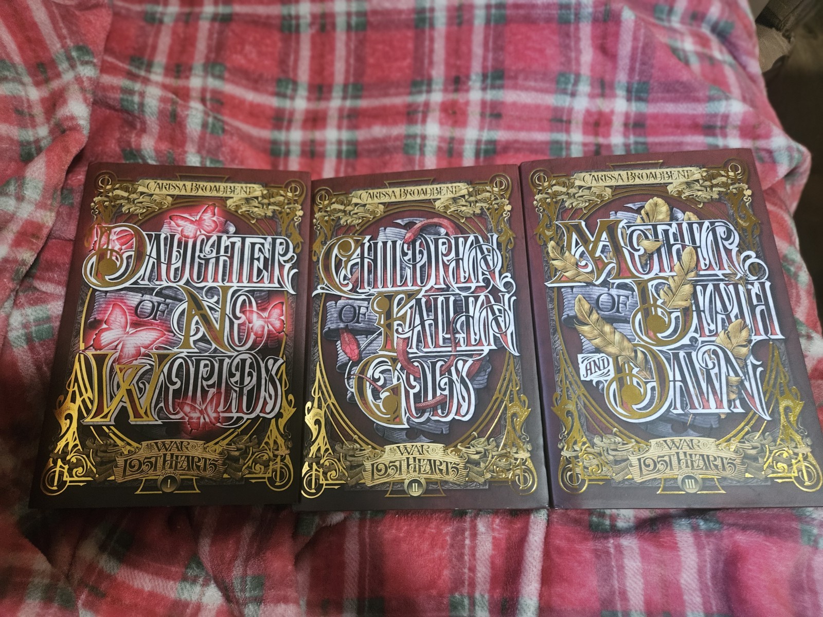 Bookish Box War of Lost Hearts Daughter Of No Words Carissa Broadbent Signed