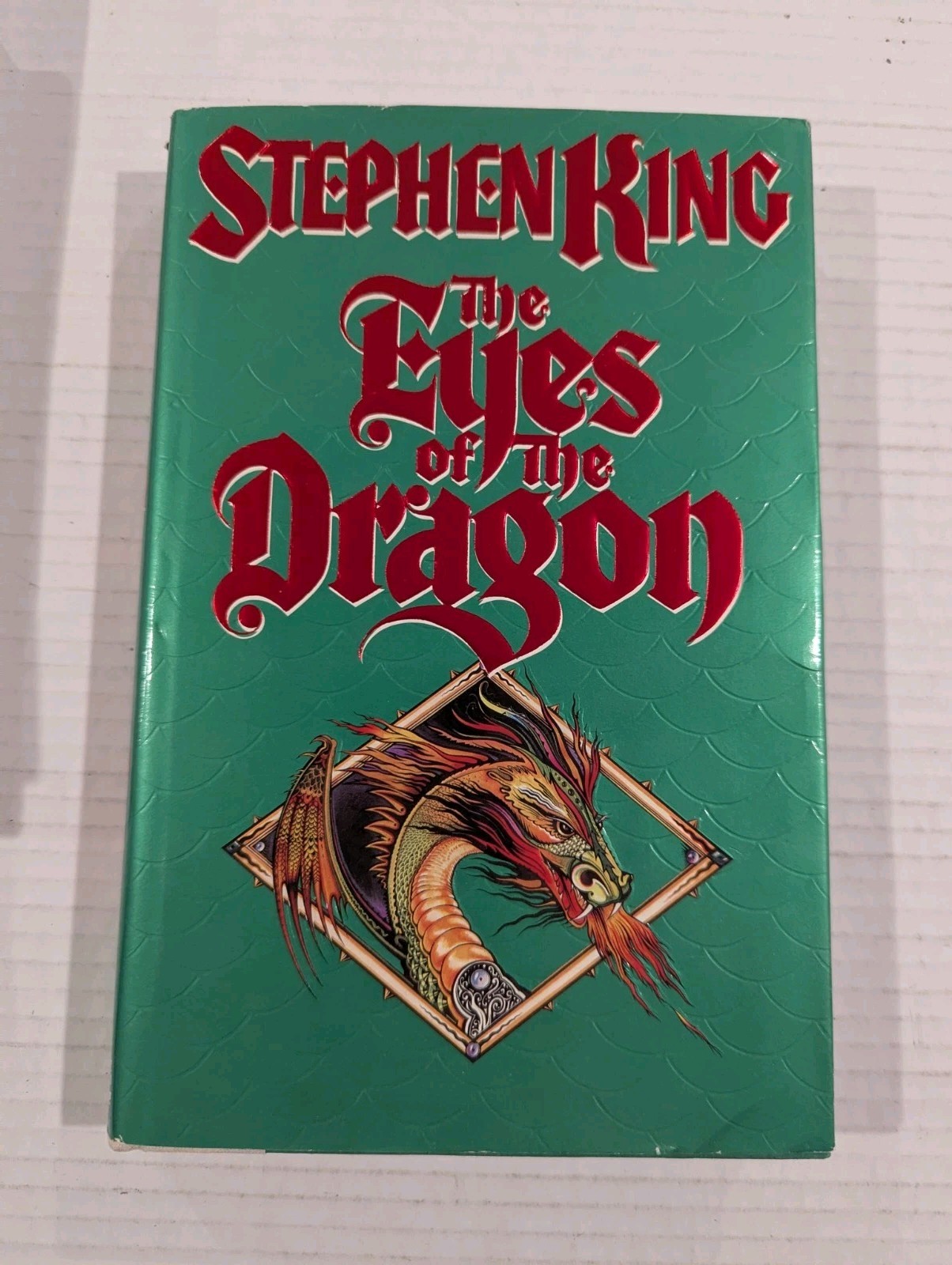 THE EYES OF THE DRAGON by Stephen King – 1st Edition Hardcover, $18.95 Price Tag
