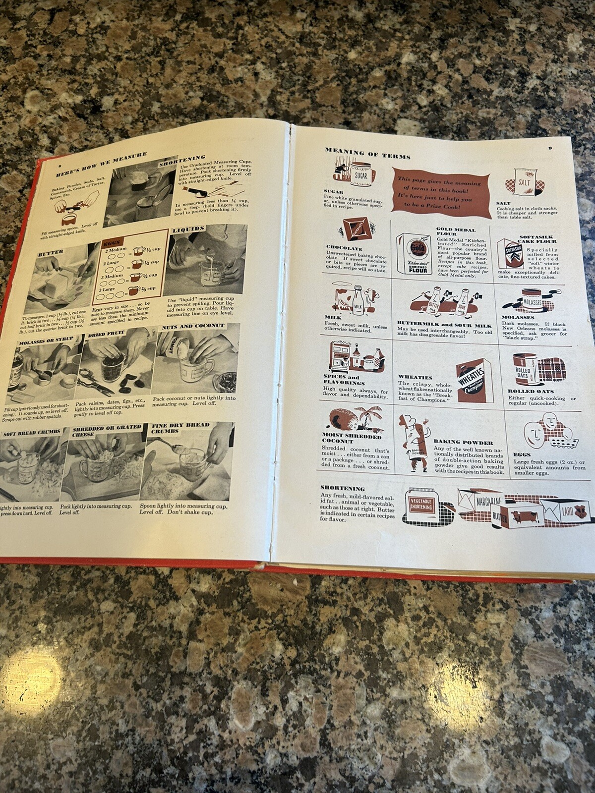 Vintage Betty Crocker’s Picture Cook Book 1950 First Edition 449 Pages