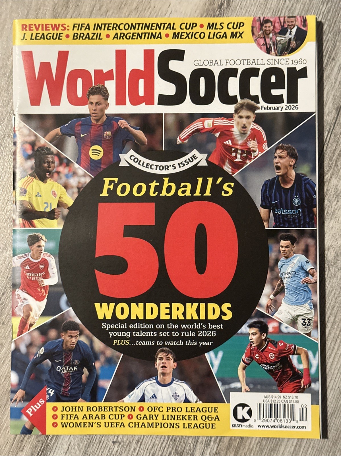 World Soccer Magazine February 2026 Football’s 50 Wonder Kids