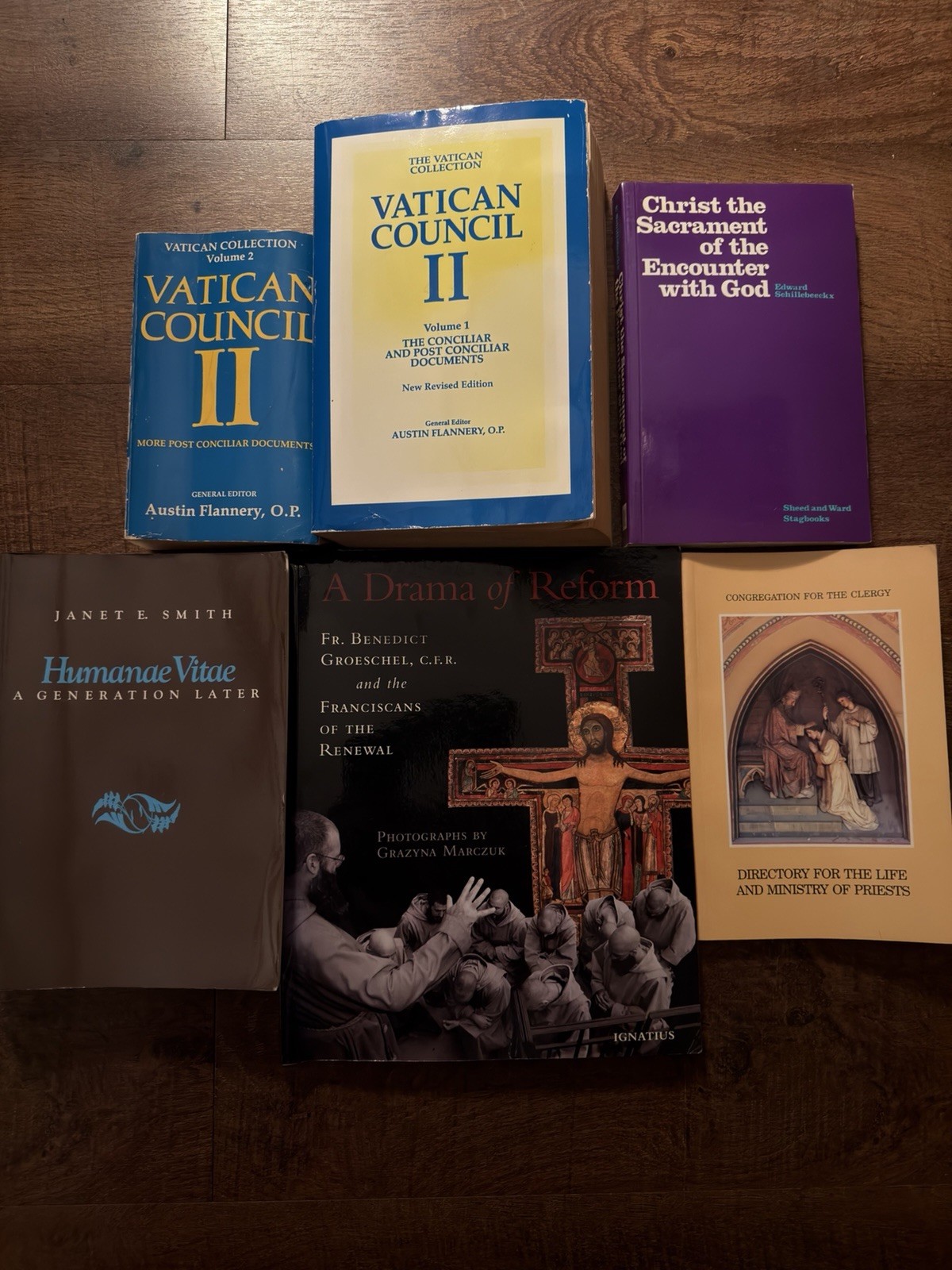 Vatican II, Church Documents & Clergy Formation Mega Lot (6 Books)