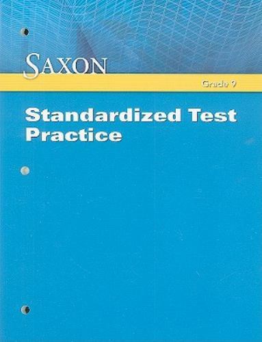 Standardized Test Practice (Saxon Algebra 1), SAXPUB,