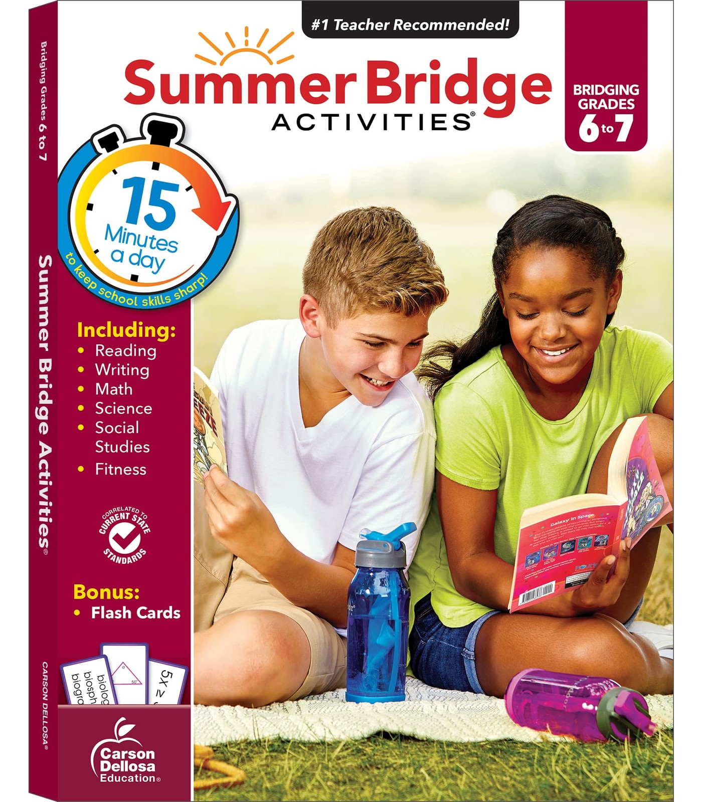 Summer Bridge Activities 6th to 7th Grade Workbooks All Subjects, Middle Sch…