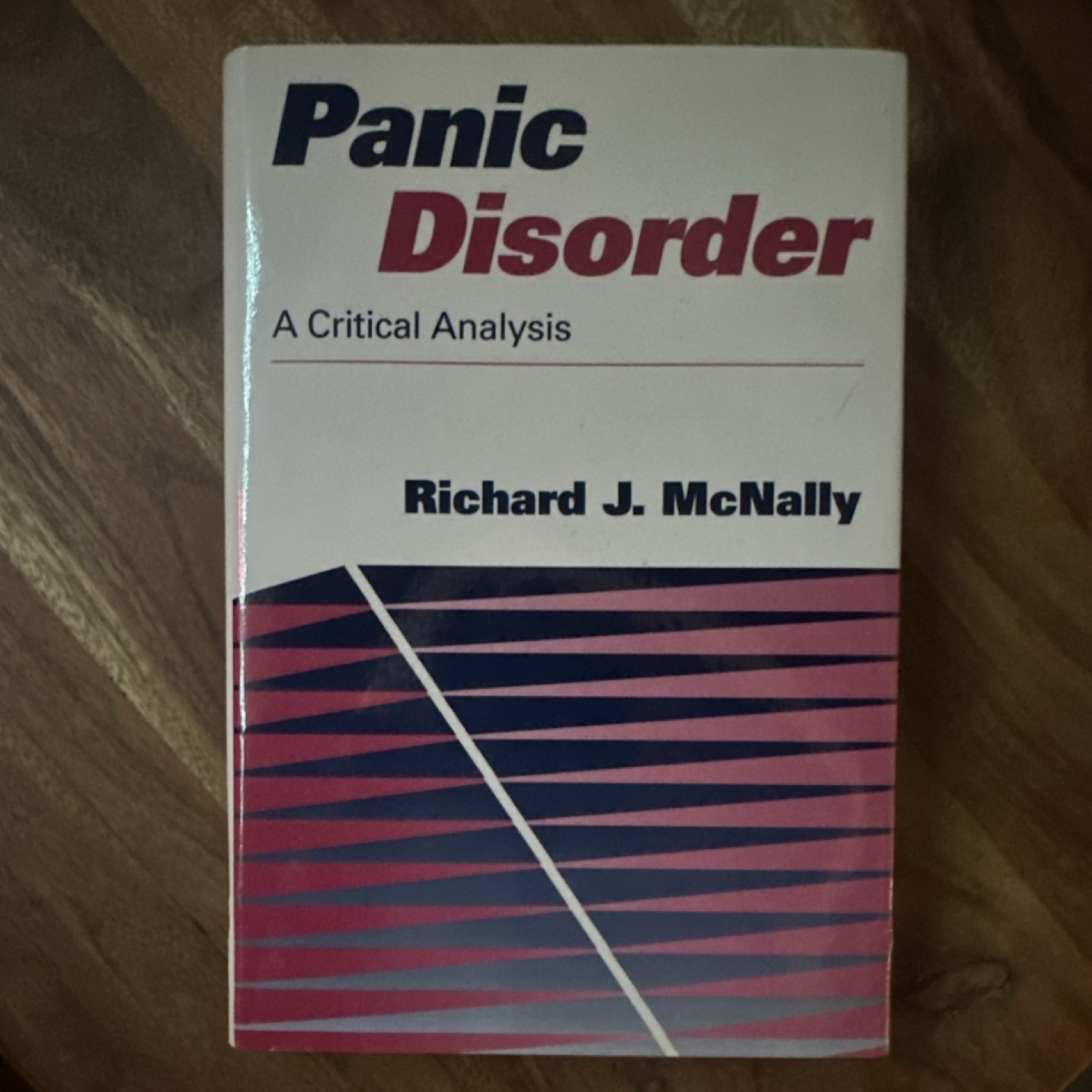Panic Disorder: A Critical Analysis Hardcover Psychology Richard J. McNally Gui…