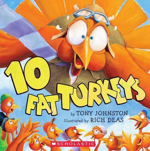 10 Fat Turkeys – 9780439459488, paperback, Tony Johnston