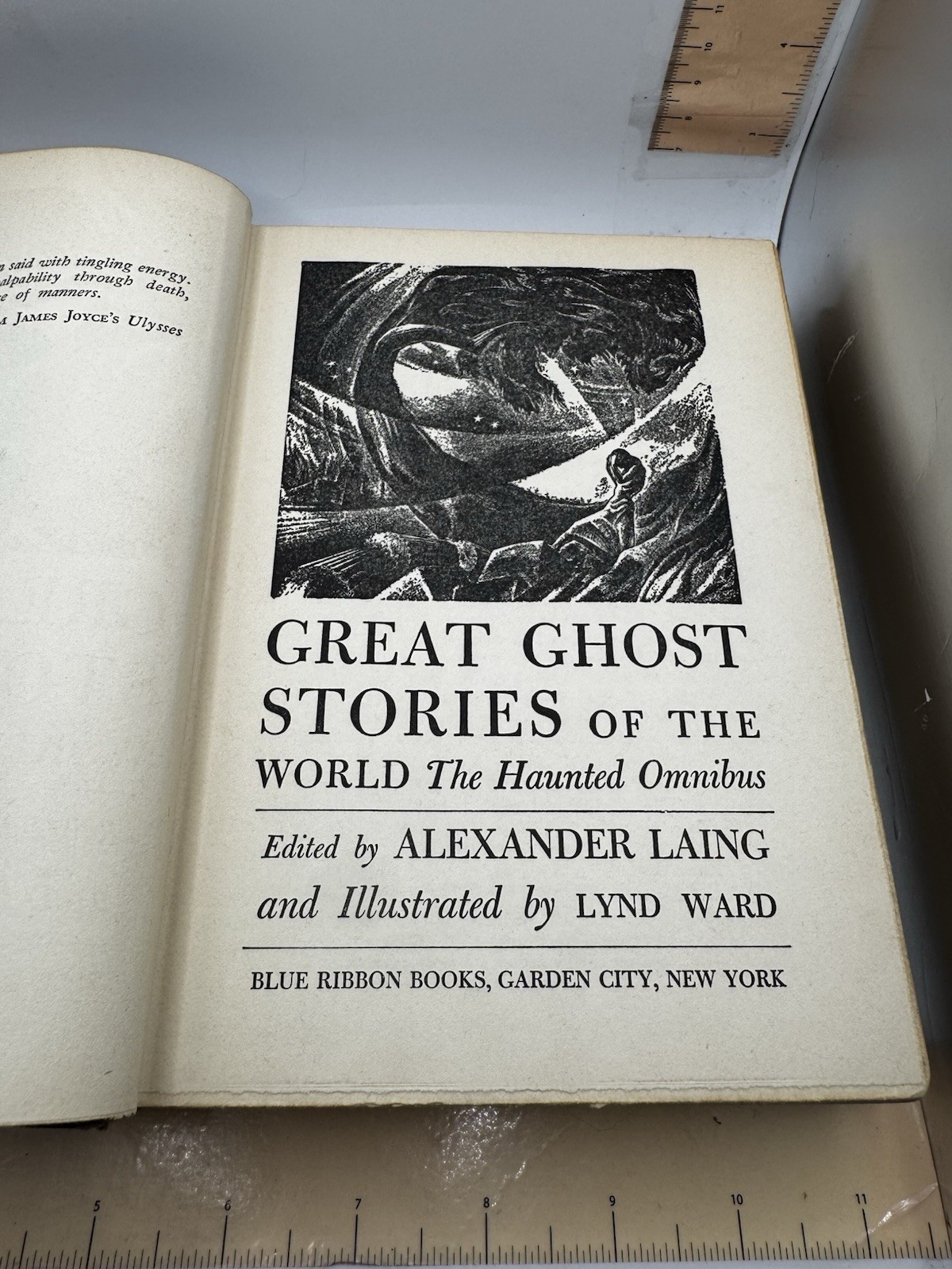 1941 Great Ghost Stories of the World Haunted Omnibus Alexander Laing Horror HC