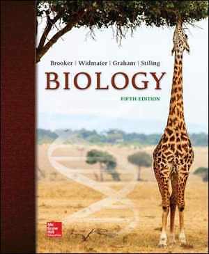 Biology – Hardcover, by Brooker Robert J.; Widmaier Eric P.; Graham – Good