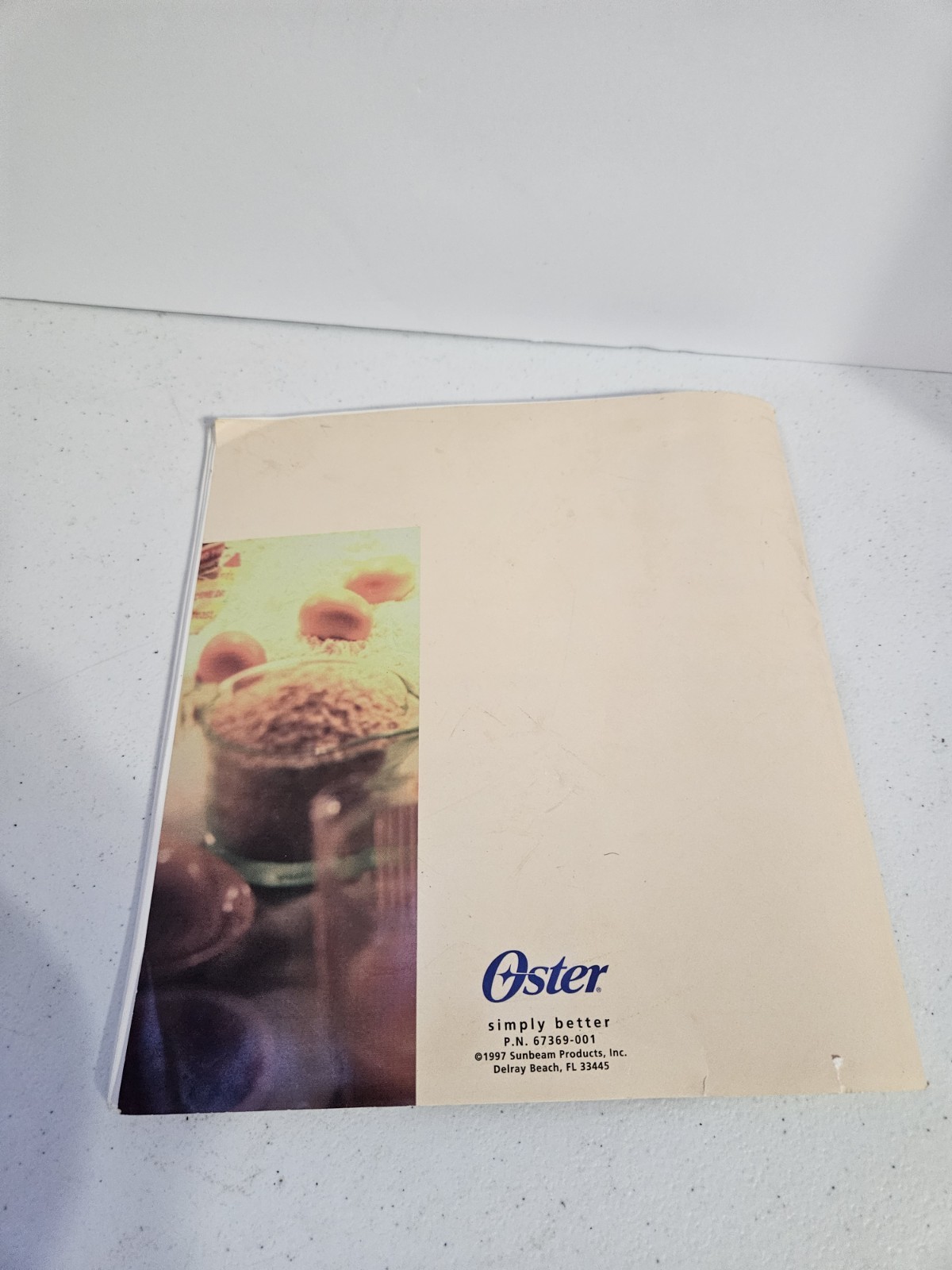 VTG Oster Deluxe Bread Dough Maker Manual + Recipes – BOOK ONLY – 72 Pages