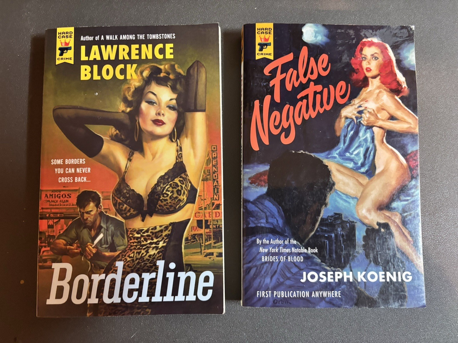 Hard Case Crime books. – Six book lot, various authors