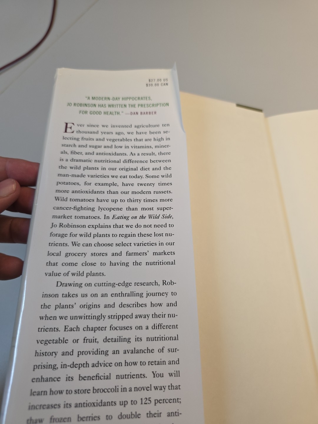 Eating on the Wild Side: The Missing Link to Optimum Health by Jo Robinson