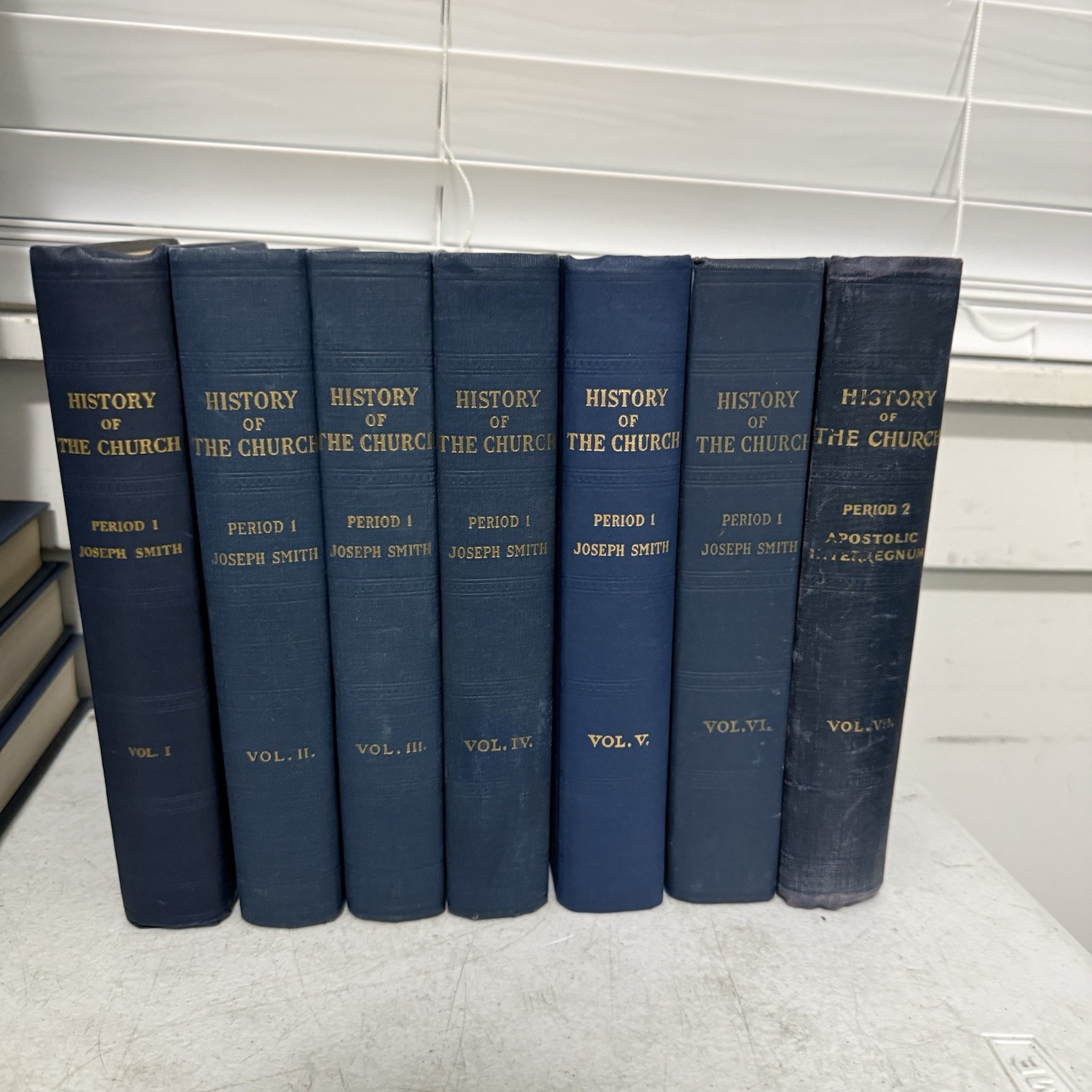 1-7 Volume Hardcover LDS Mormon History Of The Church No Index