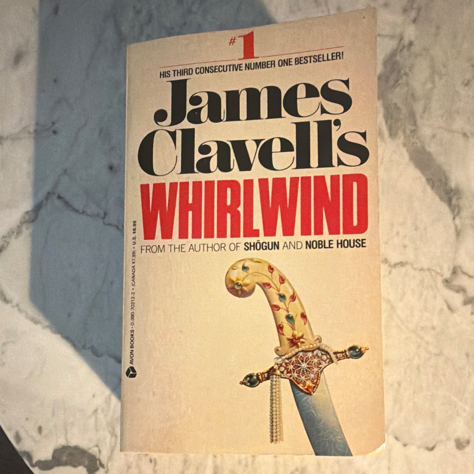 James Clavell Whirlwind Paperback Fiction Adventure Novel for Adults English