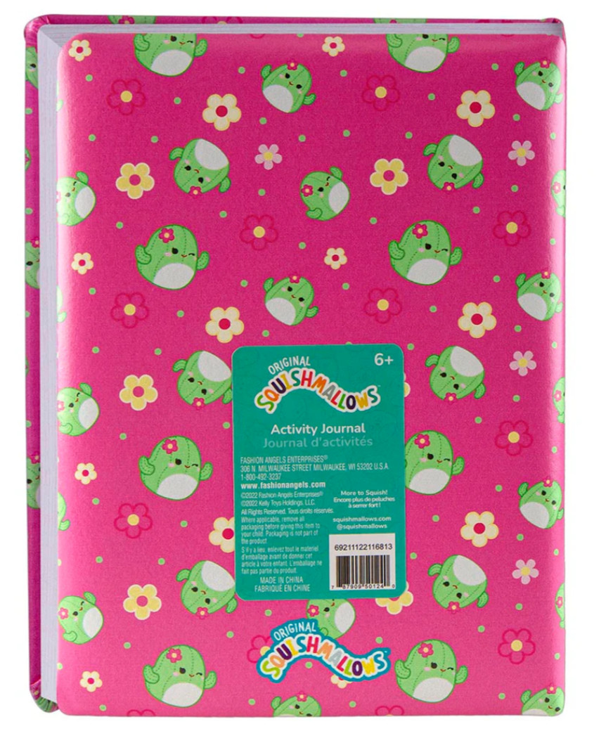 Original Squishmallows Activity Journal NEW 60 Pages