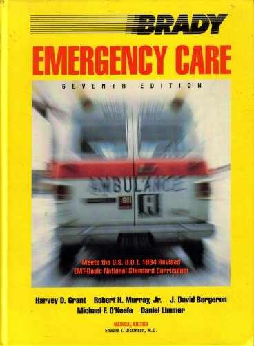 Emergency Care – Hardcover, by Grant Harvey D. – Very Good