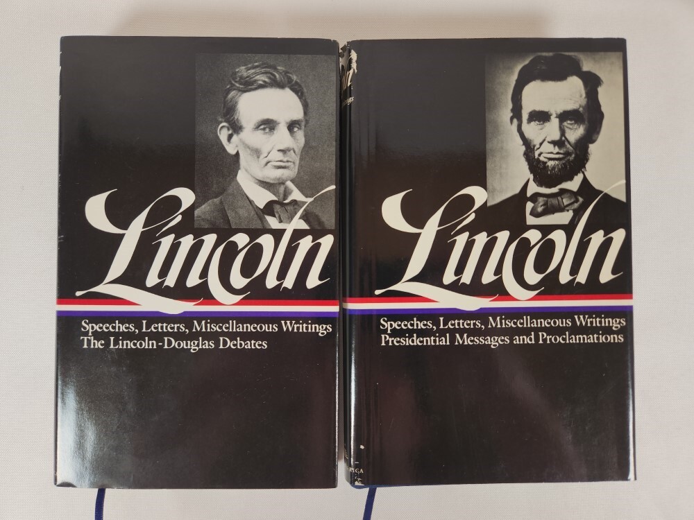 Lincoln 2 Vol Set: Speeches, Letters, Miscellaneous Writings The Lincoln-Douglas