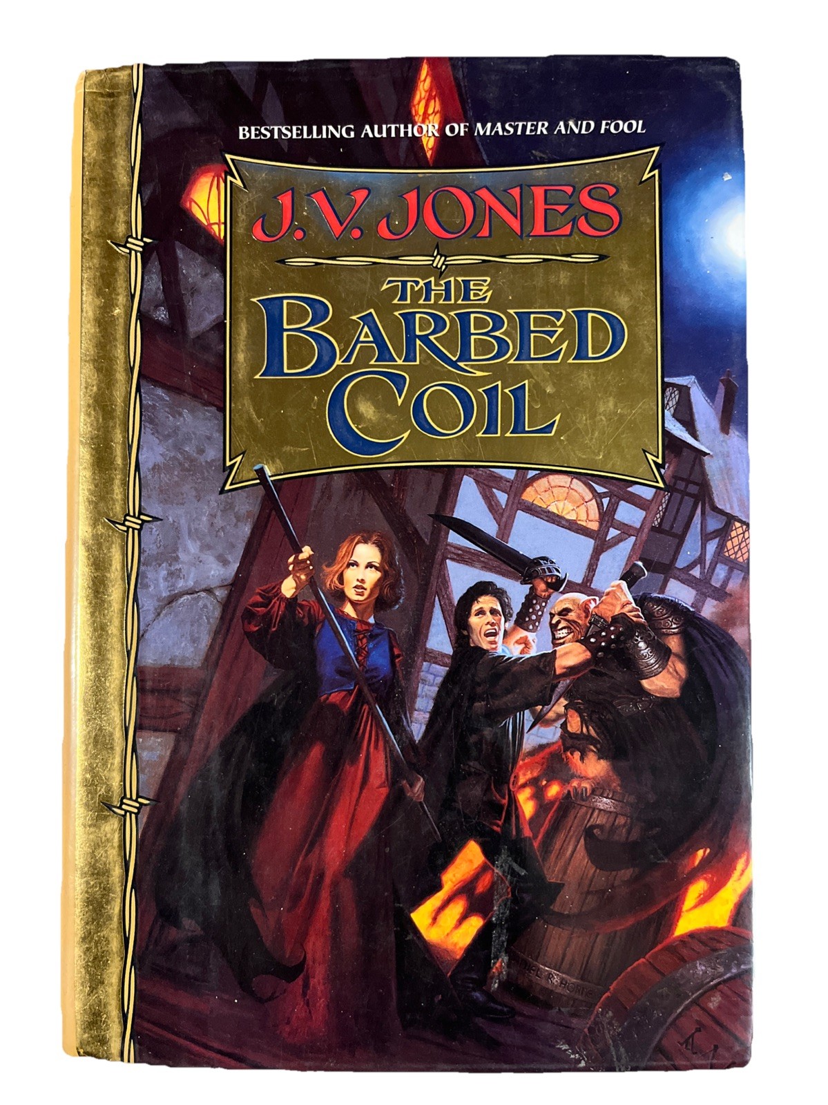 The Barbed Coil by J.V. Jones – HC w/DJ 1st PRINT 1997 Free Shipping!