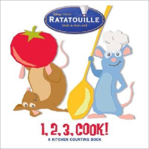 1, 2, 3, Cook (Ratatouille) – Board book By RH Disney – GOOD