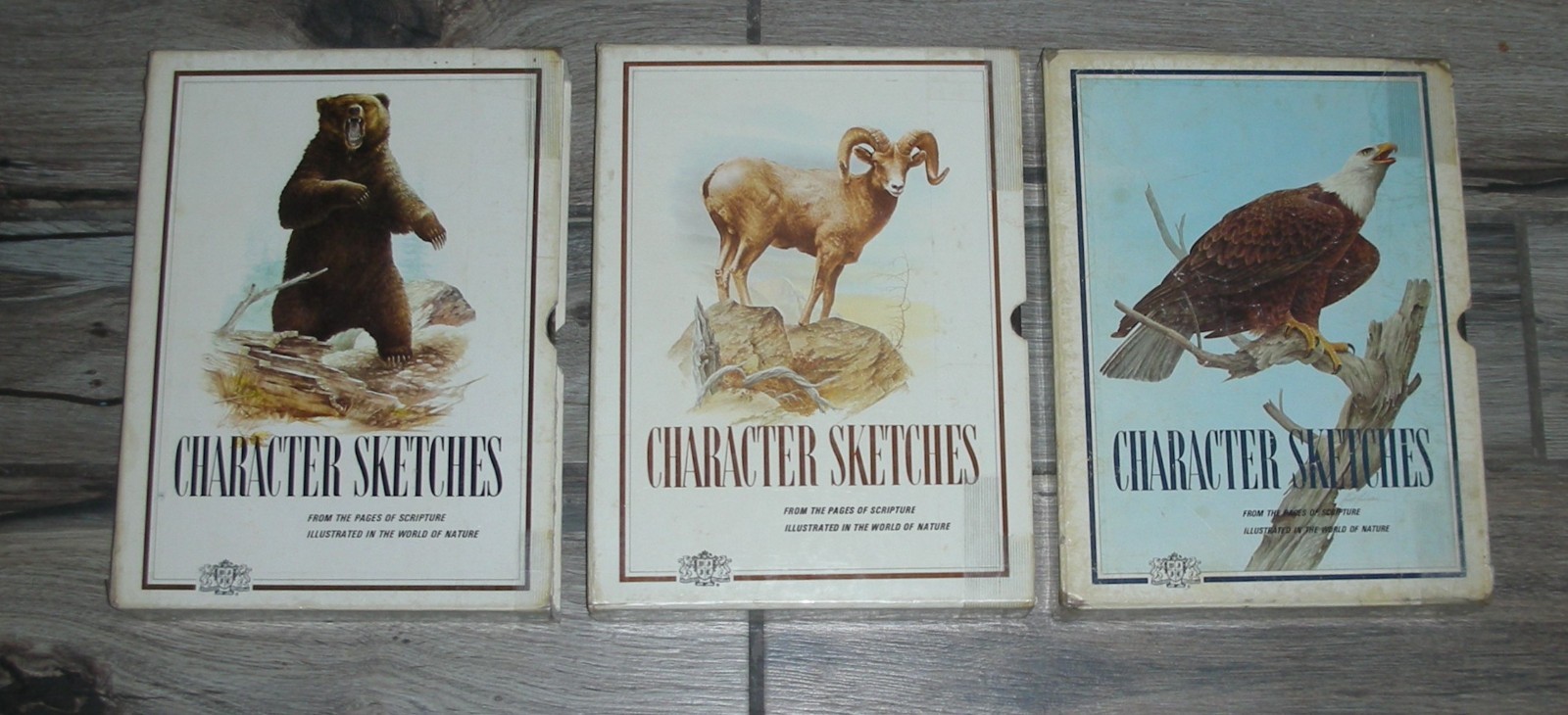 Character SKETCHES Vol. 1,2,3 ~ Complete Set 1985-88 ~ Books are Excellent