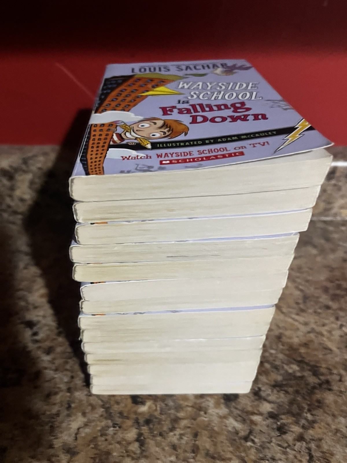 14 Book Lot Wayside School Falling Down Louis Sachar Classroom Set Paperback