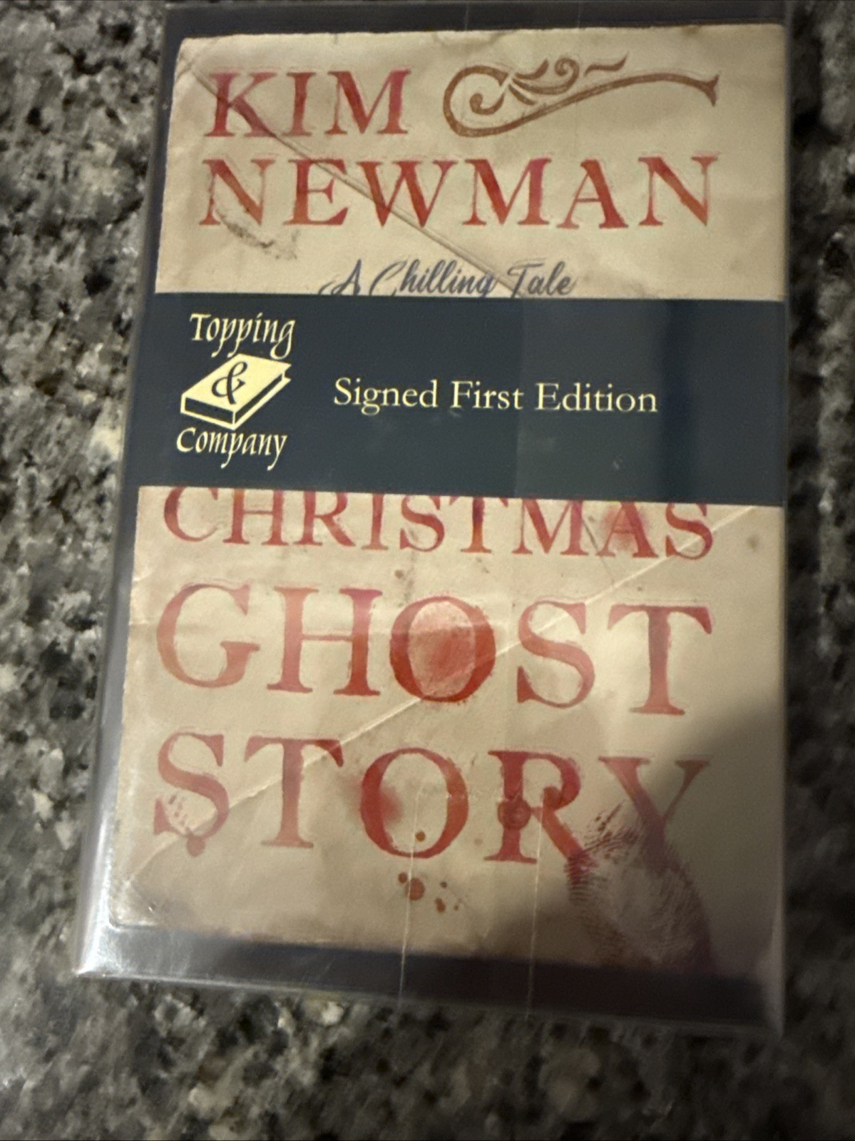 A Christmas Ghost Story – Kim Newman – Signed First Edition Sealed HCDJ Horror