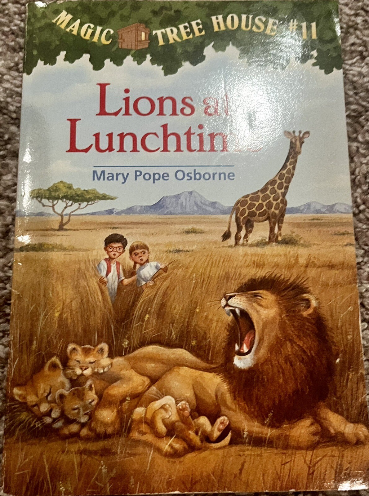 Very Good 1998 Magic Tree House #11 Lions at Lunchtime by Mary Pope Osborne
