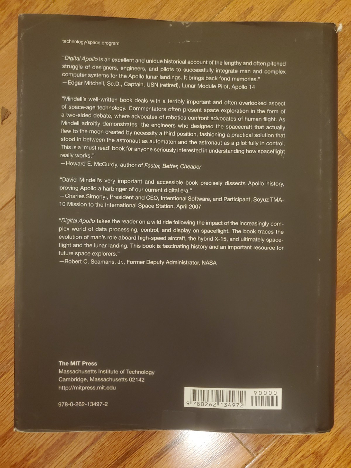 Digital Apollo: Human and Machine in Spaceflight, Mindell, David A., 97802621349