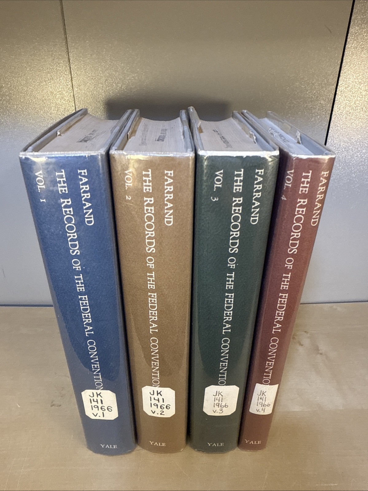 Records Of Federal Convention Of 1787, Max Farrand, Complete 4-Vol. Set, 1937 Ed
